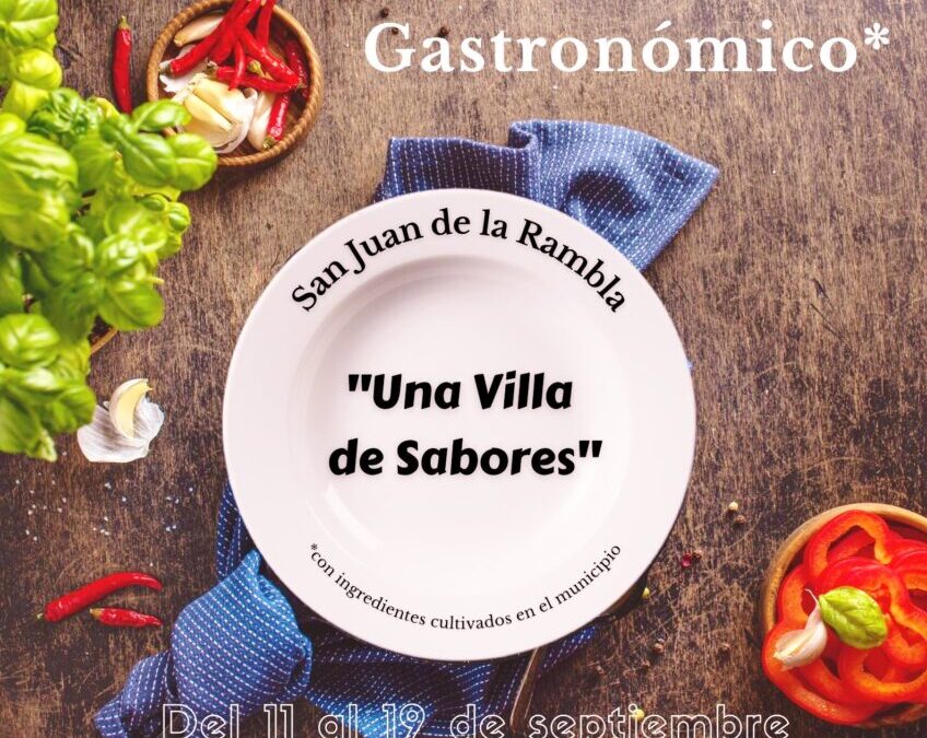 En marcha el primer concurso gastronómico «Una Villa de sabores»